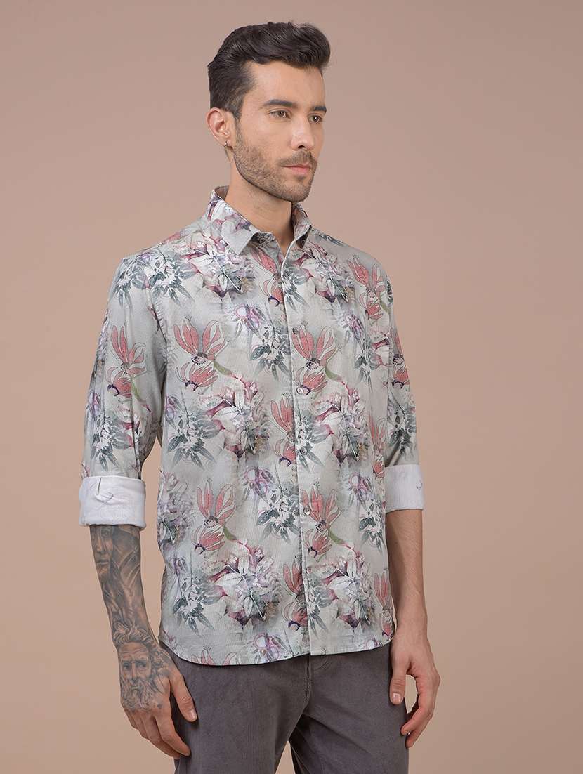 multi colored cotton casual shirt - 21984624 - Standard Image - 1