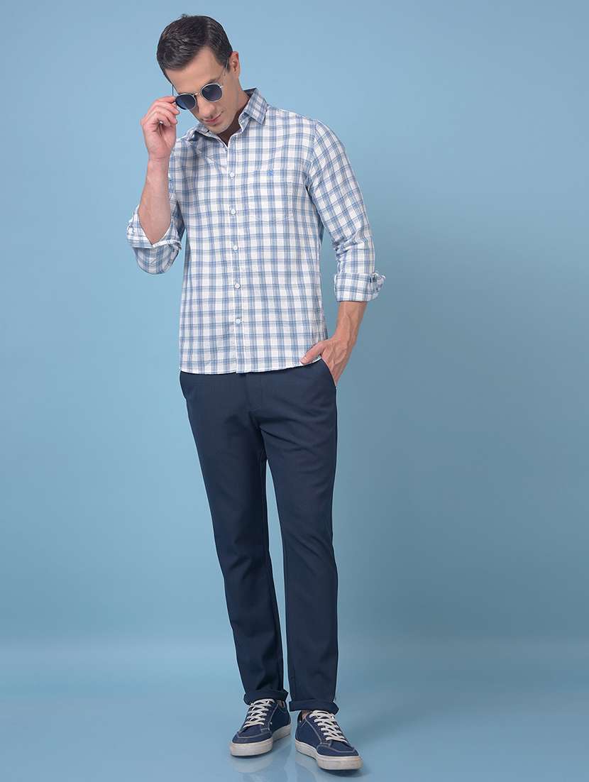 men checkered long sleeve regular fit casual shirt - 21984700 -  Standard Image - 6