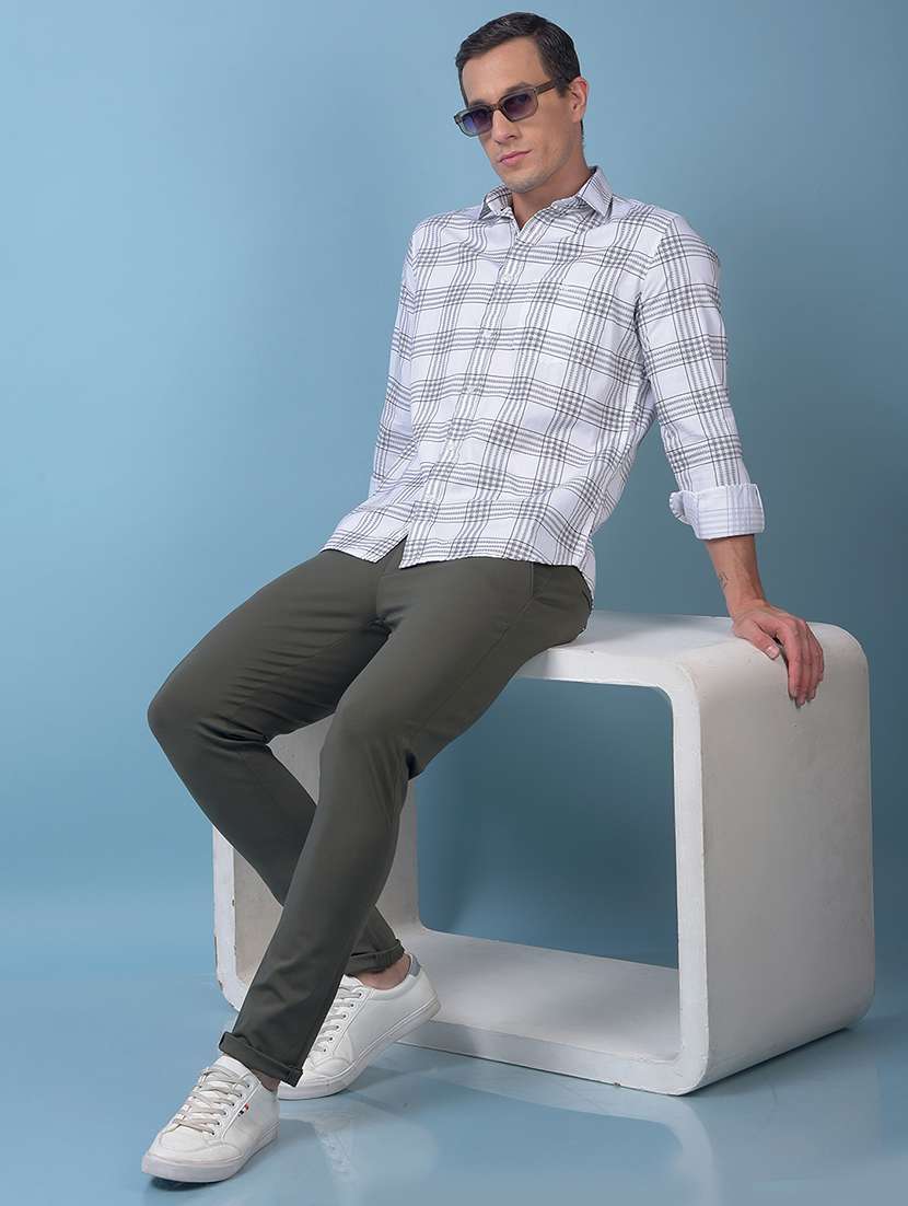 men checkered long sleeve regular fit casual shirt - 21984722 - Standard Image - 6