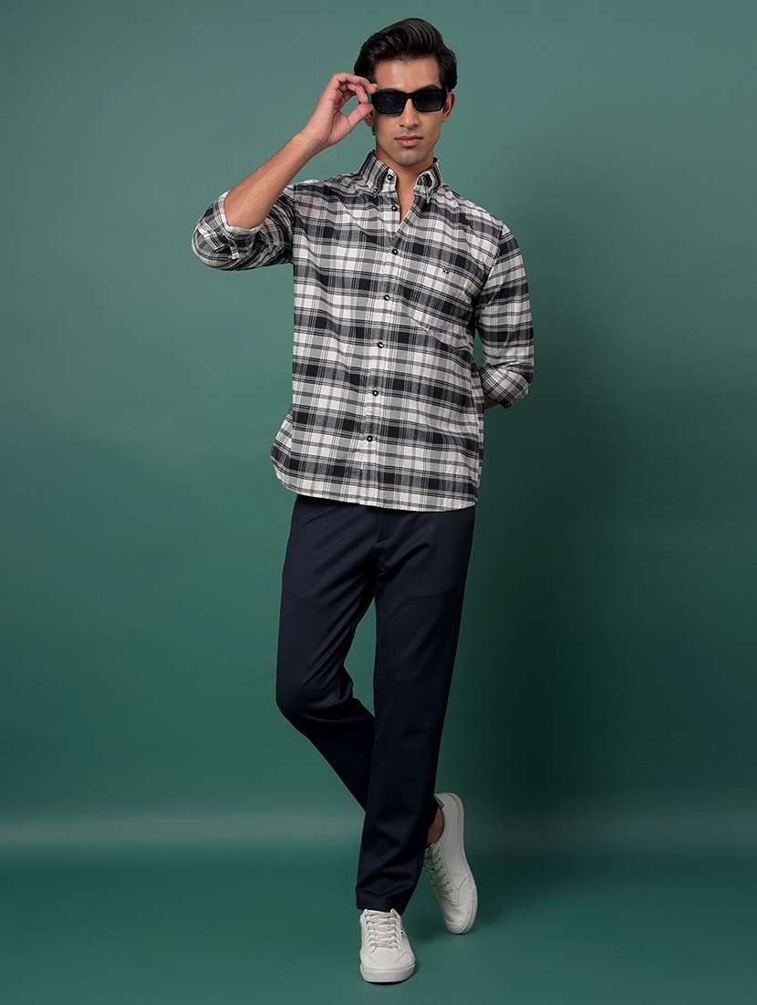 men checkered long sleeve regular fit casual shirt - 21984844 -  Standard Image - 6