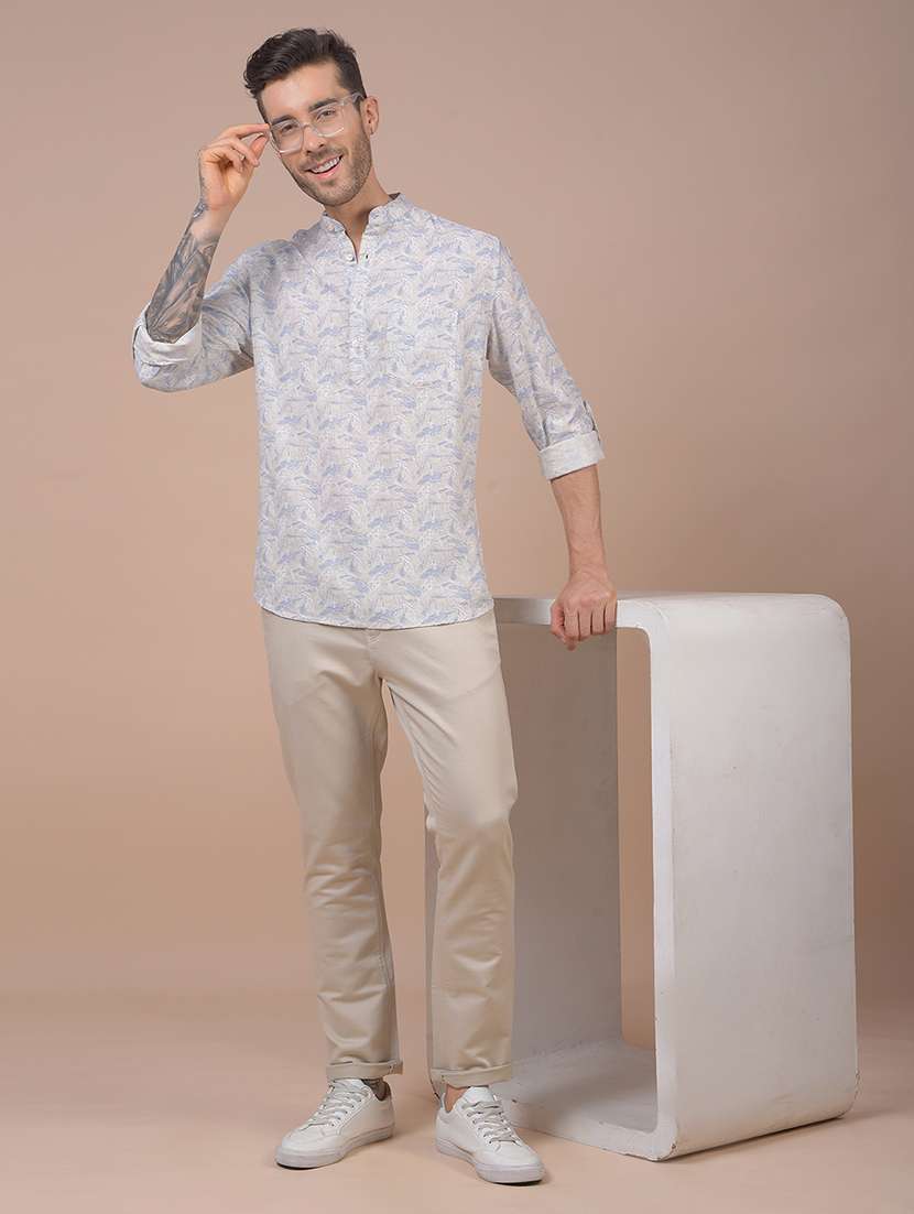 men solid mid rise slim fit chinos  - 21985008 -  Standard Image - 4