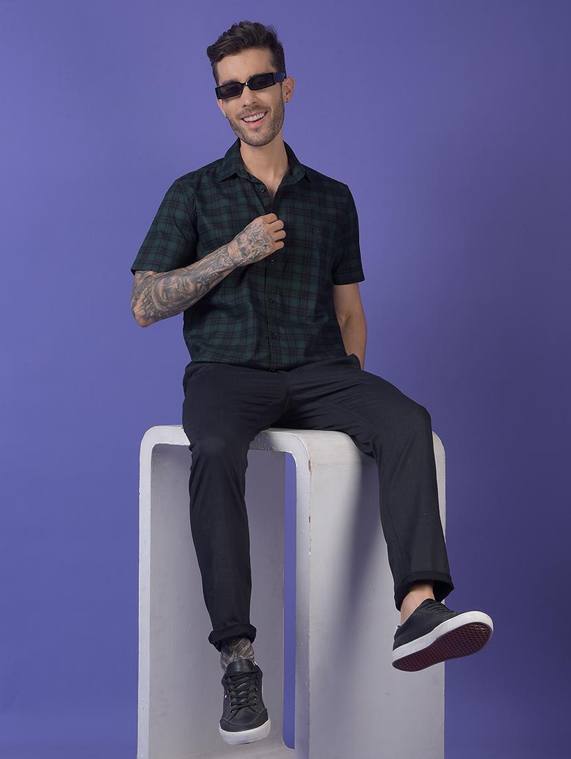 men solid mid rise slim fit chinos - 21985029 - Standard Image - 6