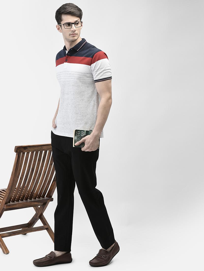 men solid mid rise straight fit chinos - 21985076 - Standard Image - 4