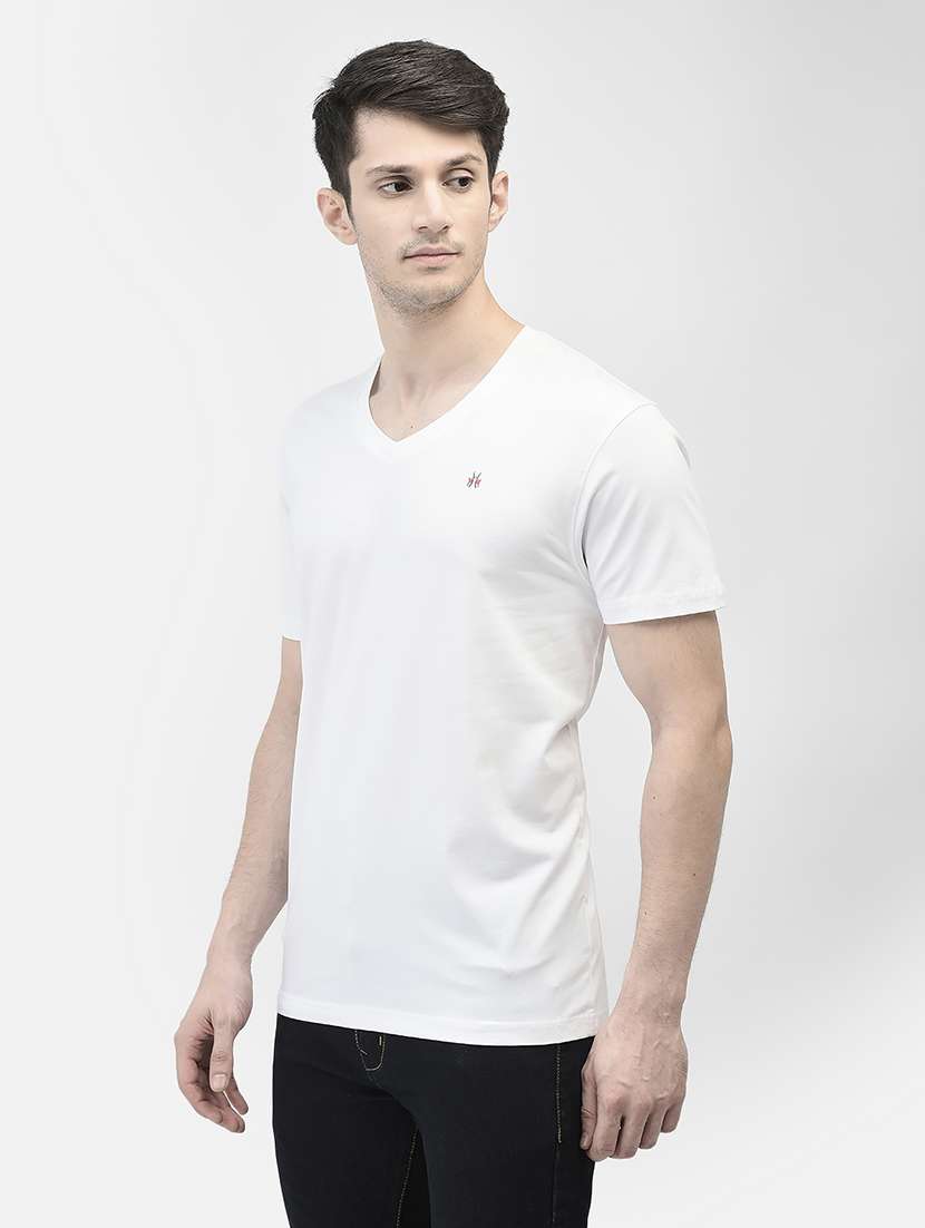 men solid short sleeve regular fit t-shirt - 21985109 -  Standard Image - 1