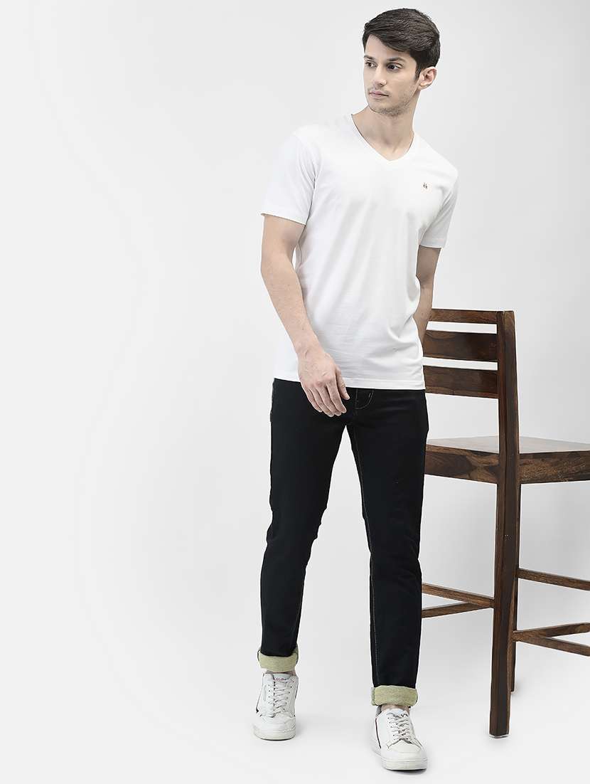 men solid short sleeve regular fit t-shirt - 21985109 - Standard Image - 4