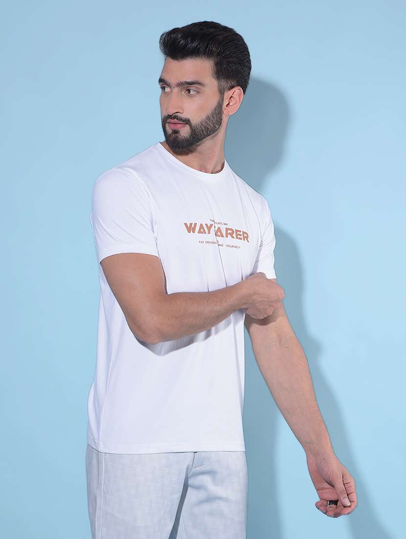 men printed short sleeve regular fit t-shirt - 21985133 -  Standard Image - 1