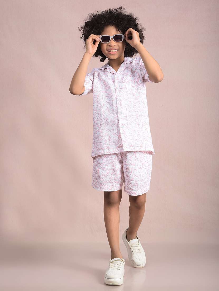 boys printed mid rise regular fit shorts  - 21985187 -  Standard Image - 4