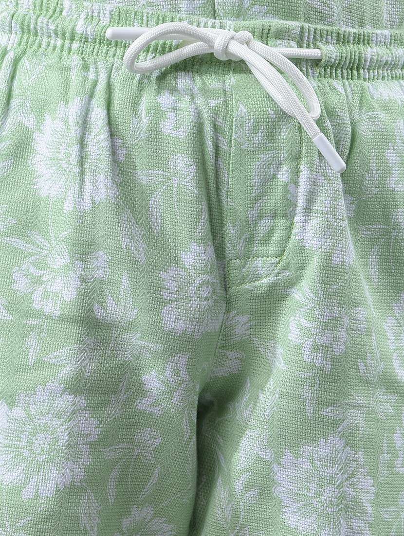 boys printed mid rise regular fit shorts  - 21985189 -  Standard Image - 6