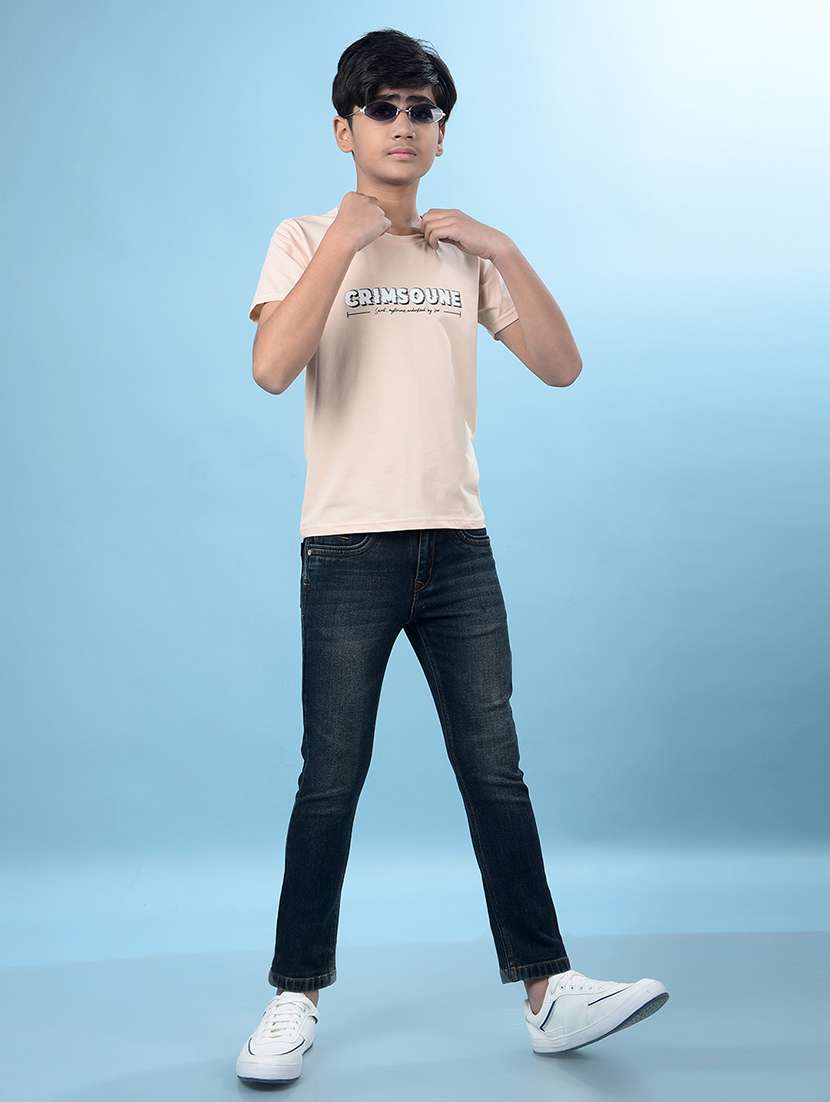 boys printed short sleeve regular fit t-shirt - 21985201 -  Standard Image - 4