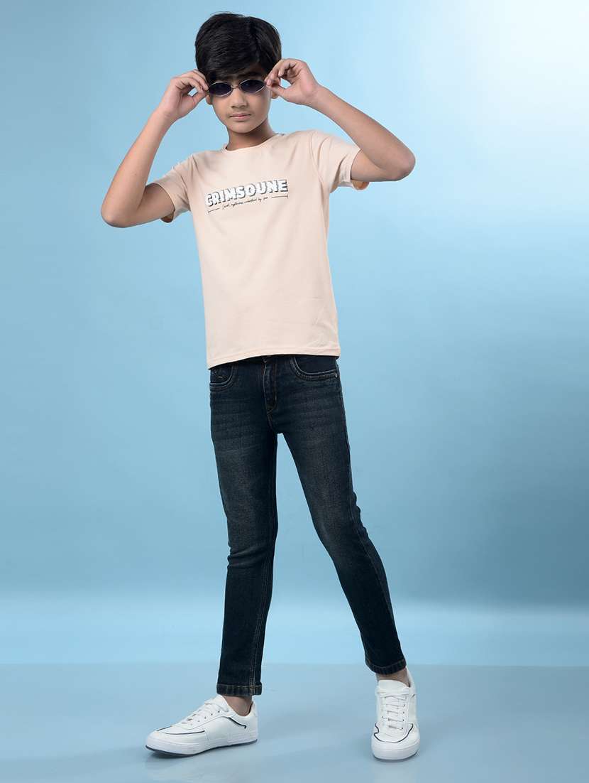 boys printed short sleeve regular fit t-shirt - 21985201 -  Standard Image - 6