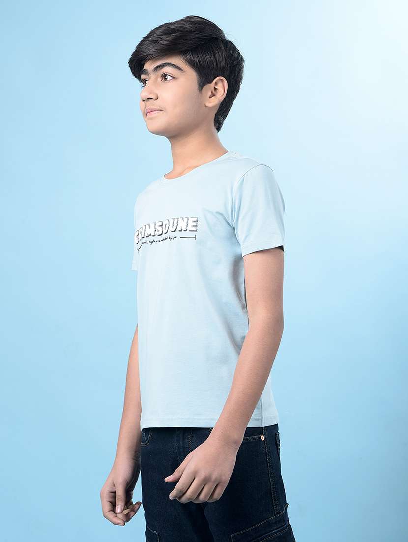 boys printed short sleeve regular fit t-shirt - 21985202 -  Standard Image - 1