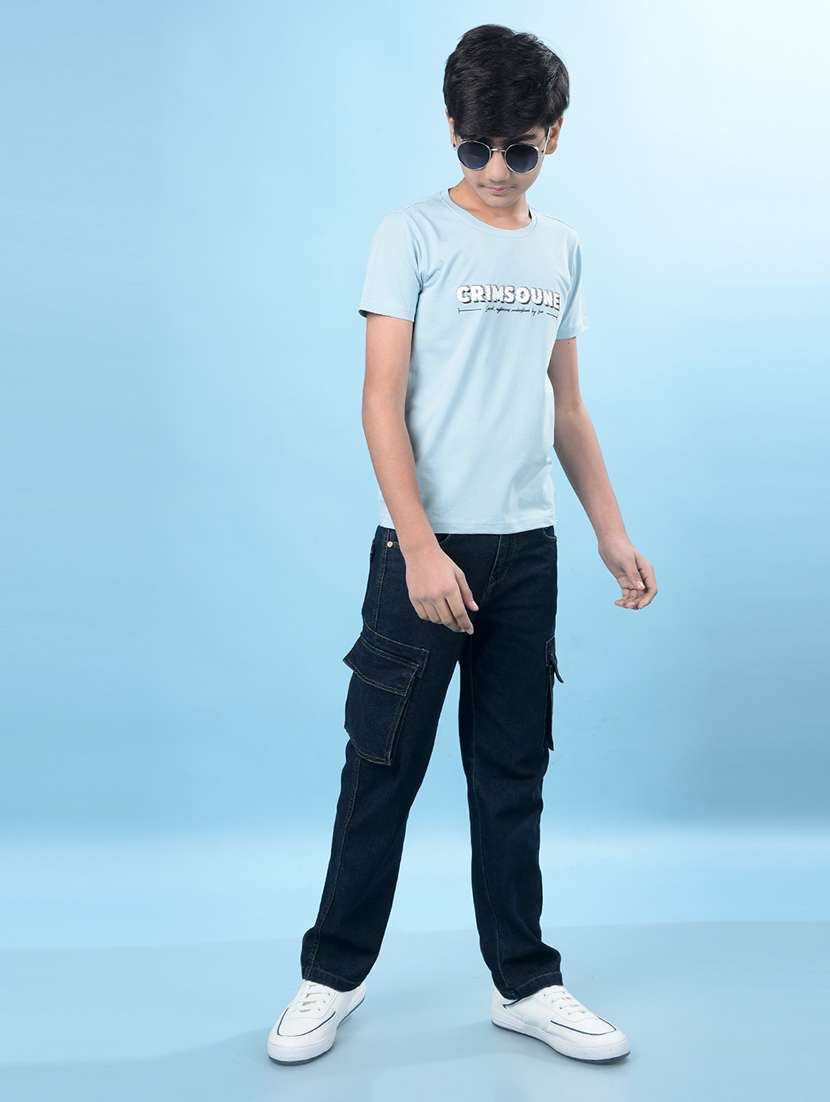 boys printed short sleeve regular fit t-shirt - 21985202 -  Standard Image - 4