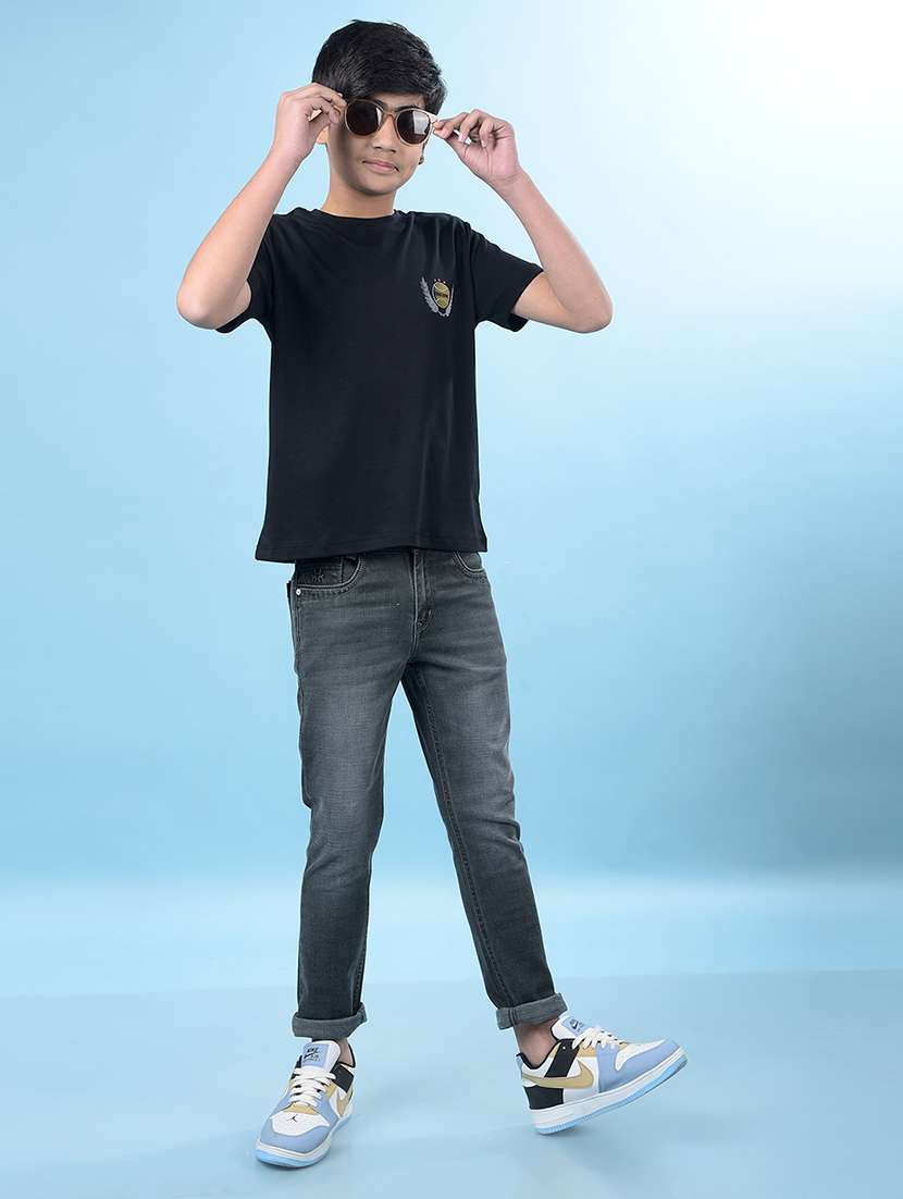 boys printed short sleeve regular fit t-shirt - 21985207 -  Standard Image - 6