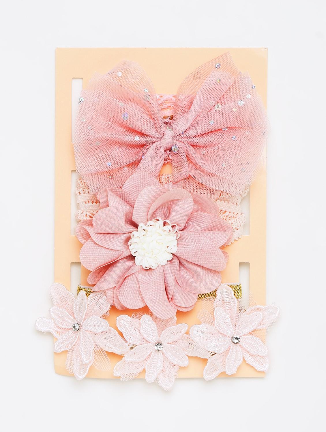 girls pack of 2 pink headband