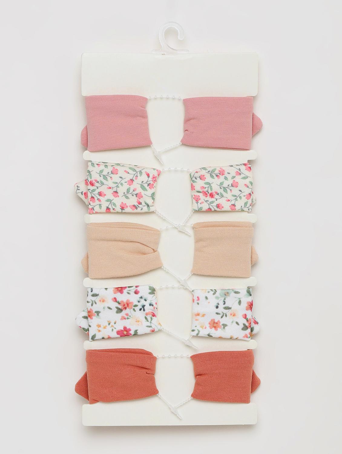 girls pack of 5 multi color bow hairbanss - 21985246 - Standard Image - 1