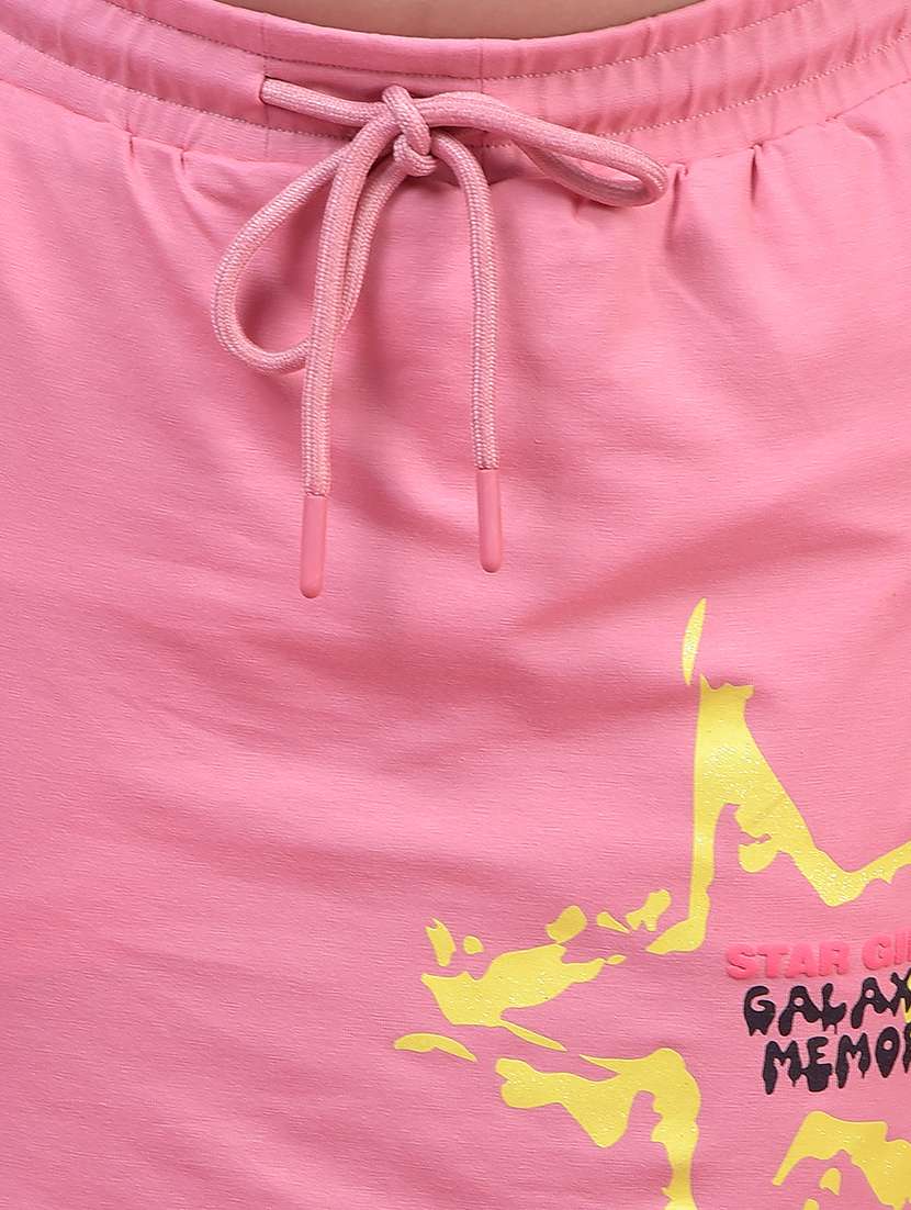 girls pink printed mid rise skirt - 21985409 -  Standard Image - 6