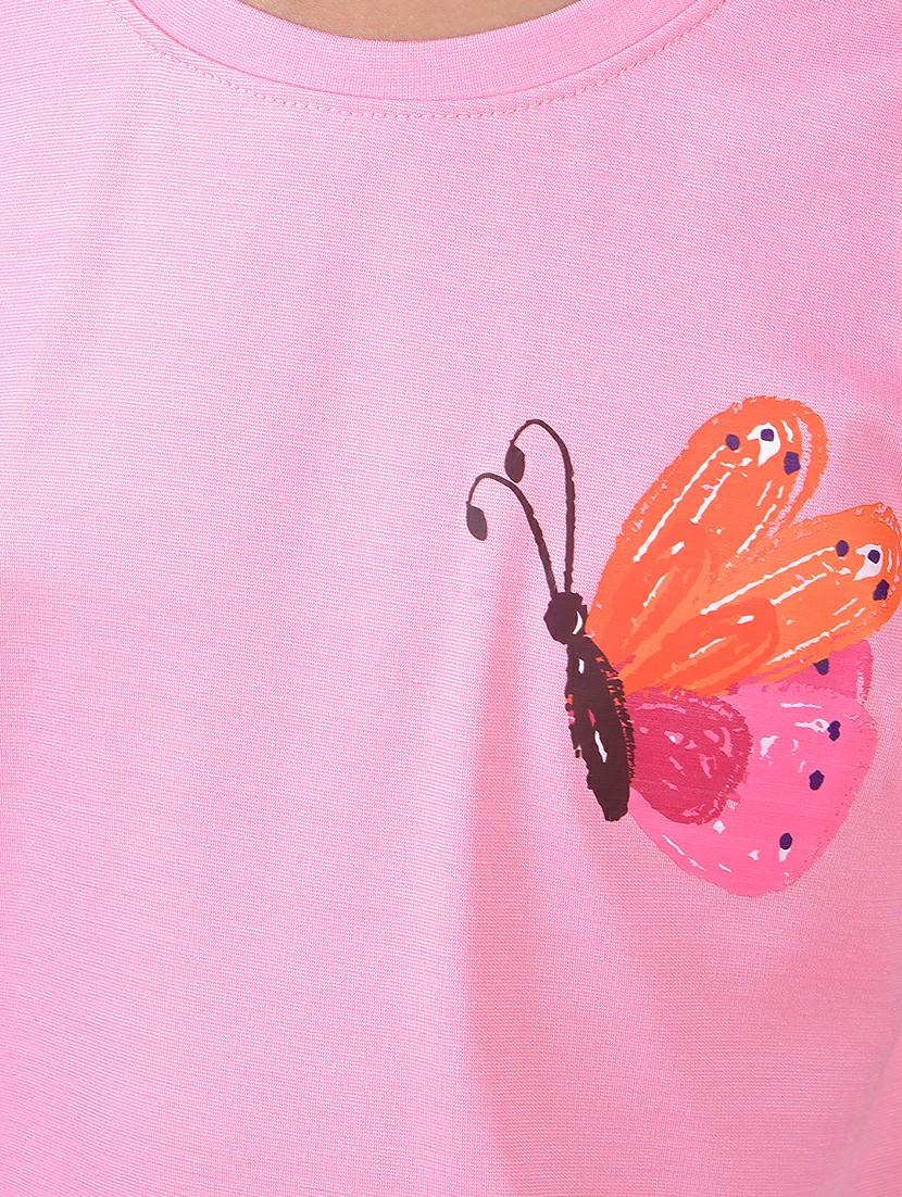 girls printed short sleeve tee - 21985425 - Standard Image - 6