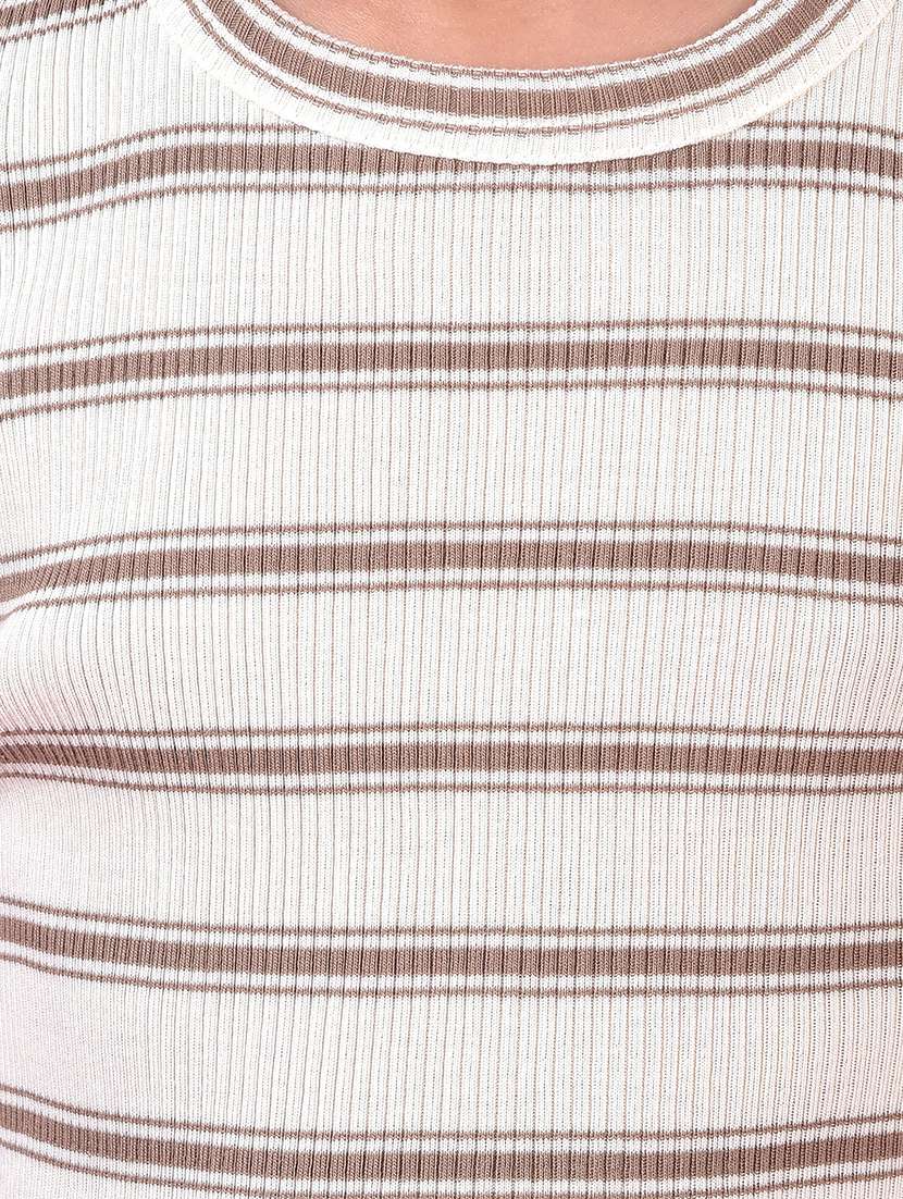 girls striped round neck sleeveless  tee - 21985435 -  Standard Image - 6