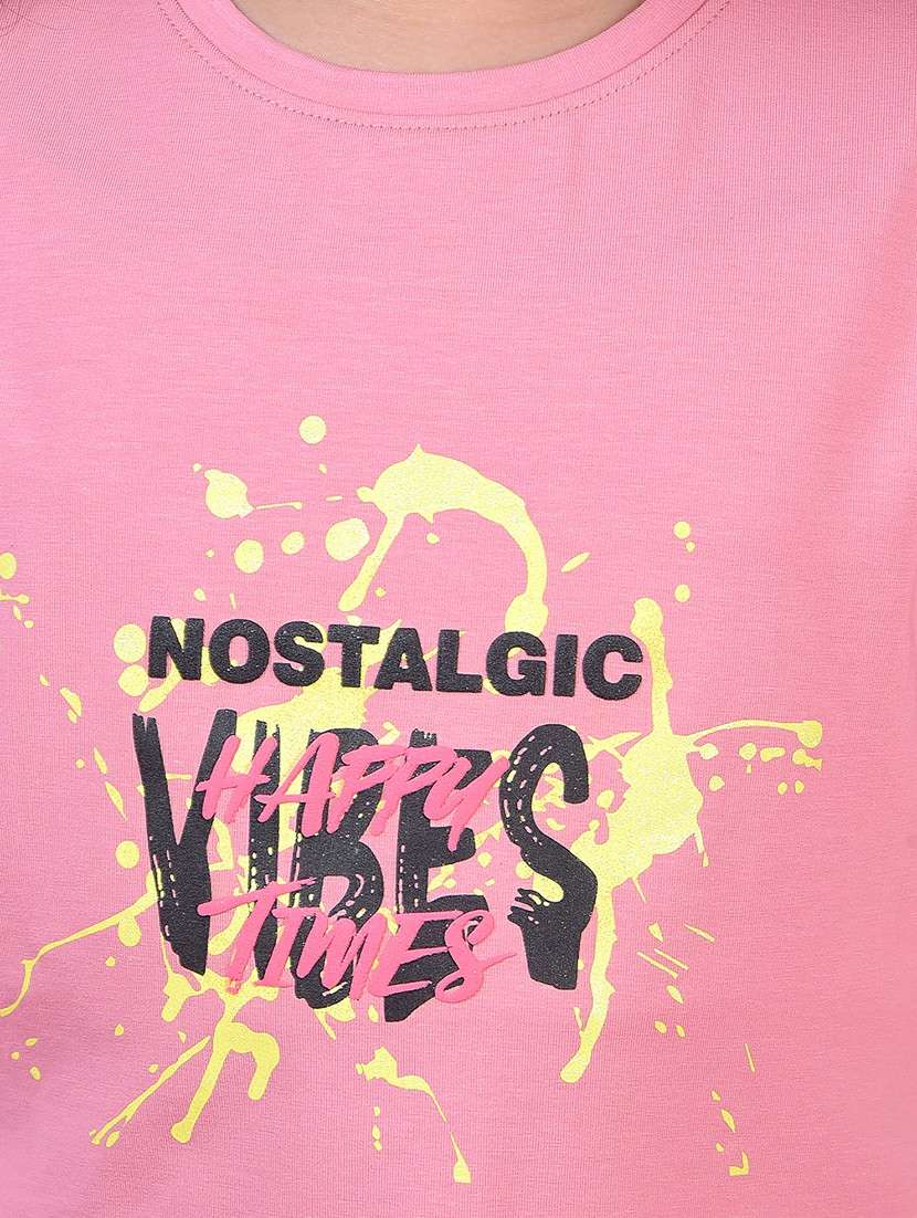 girls printed short sleeve crop tee - 21985438 -  Standard Image - 6