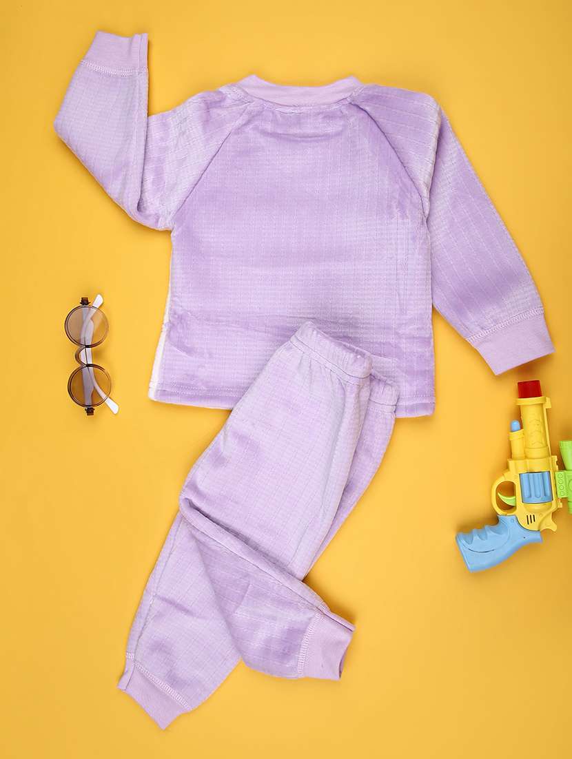 girls printed long sleeve winterwear full length set - 21985607 -  Standard Image - 1