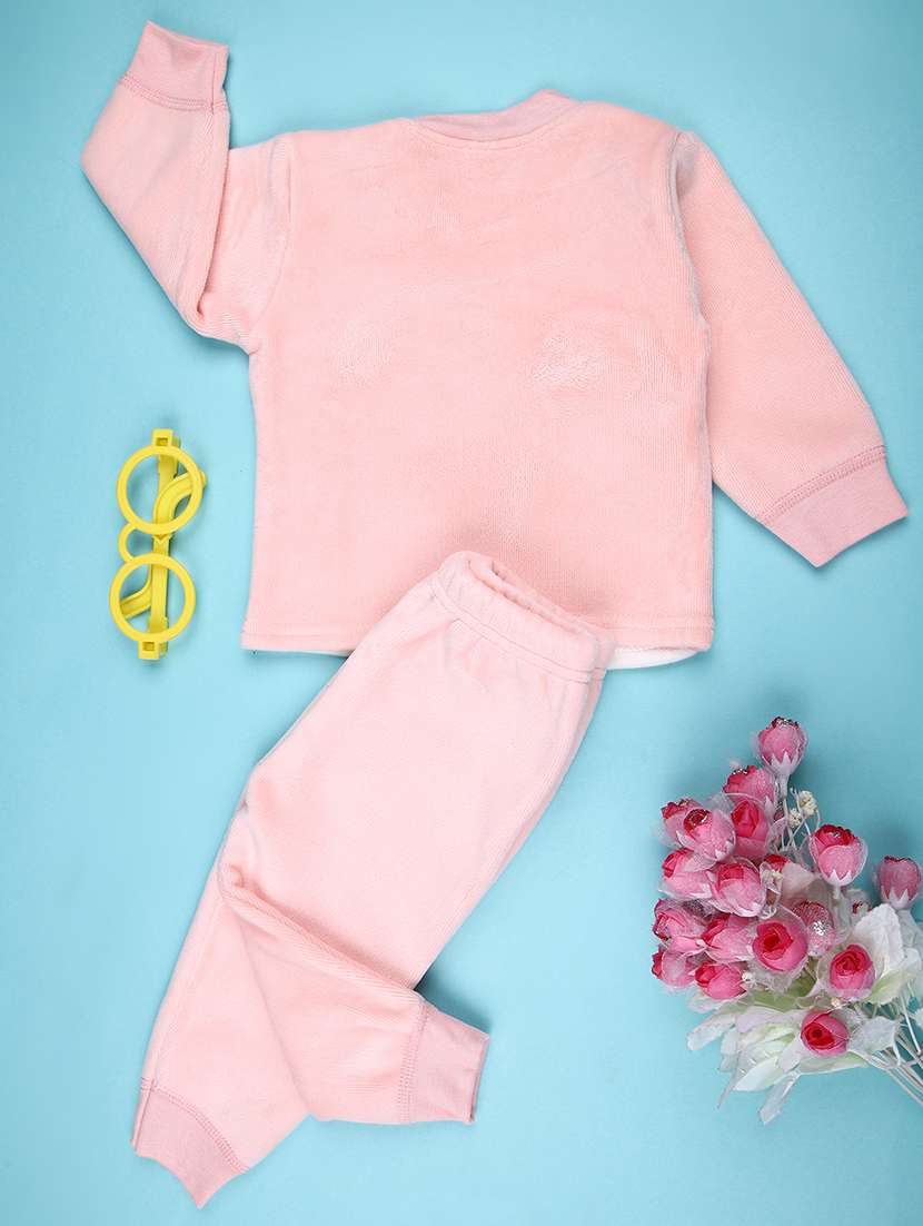 girls printed long sleeve winterwear full length set - 21985613 -  Standard Image - 1