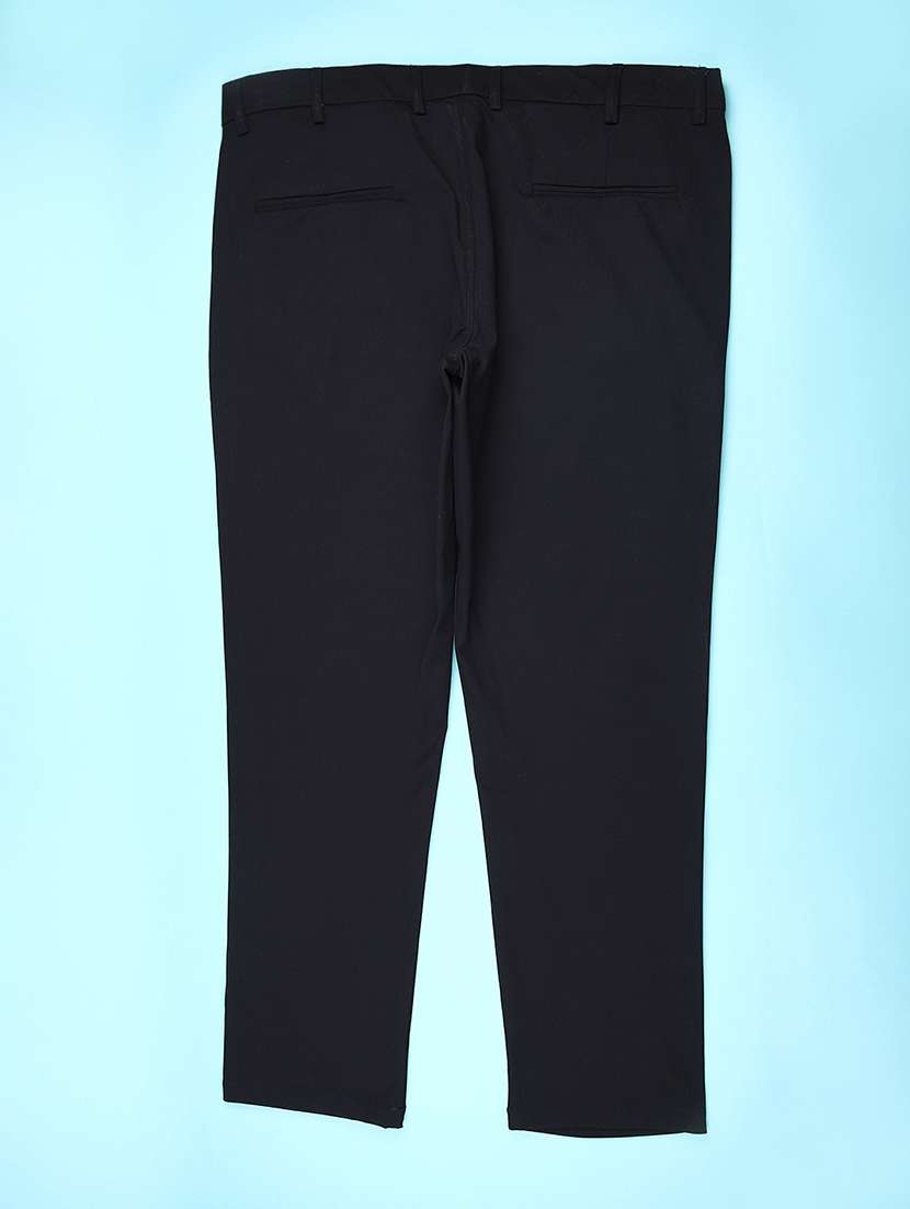 men solid mid rise chinos  - 21985883 -  Standard Image - 1