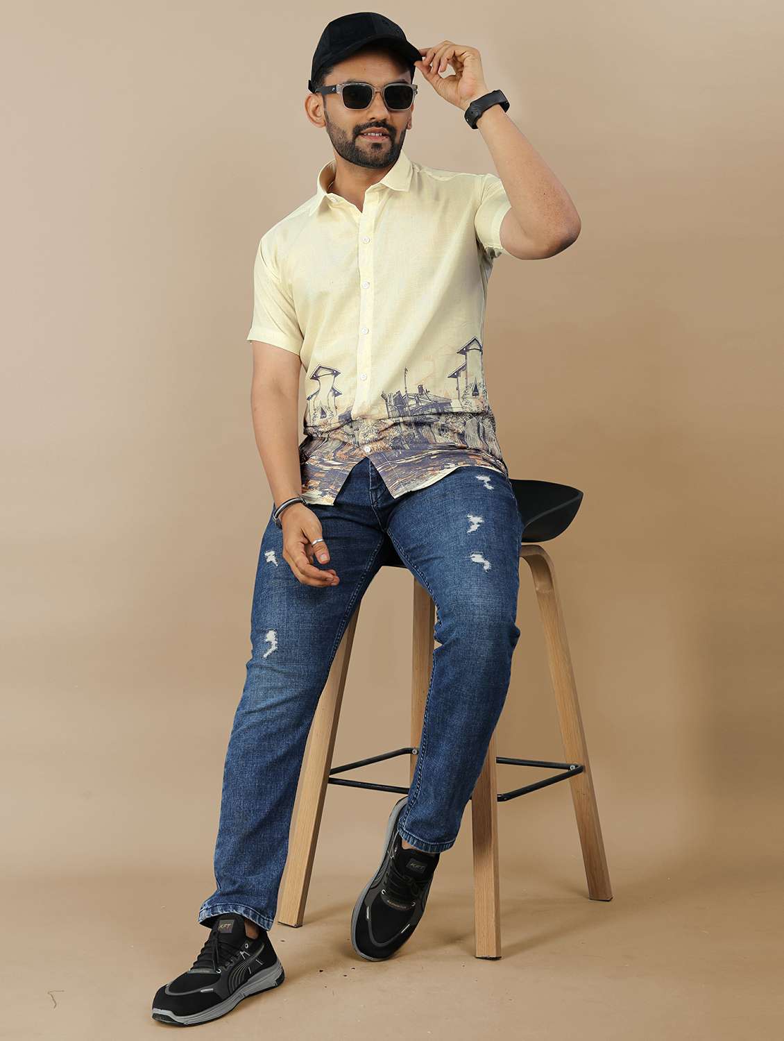 multi colored cotton casual shirt - 21985957 - Standard Image - 4