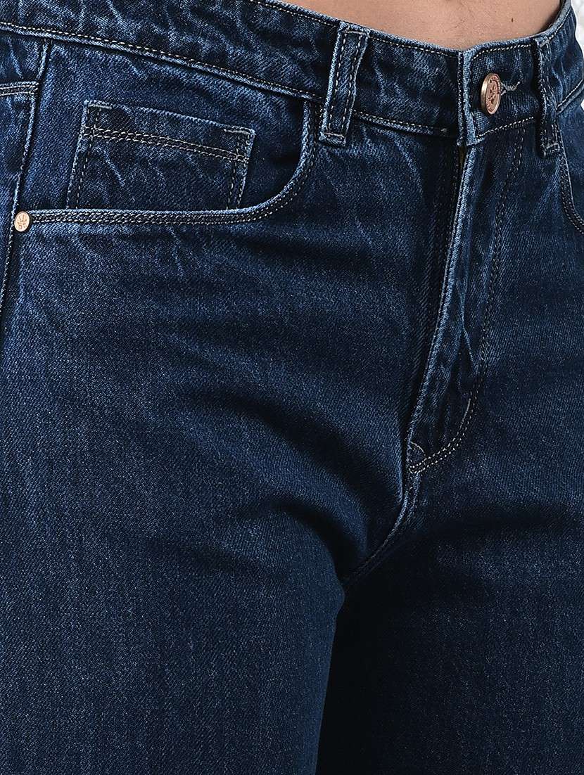 women solid mid rise straight fit jean - 21986035 -  Standard Image - 6