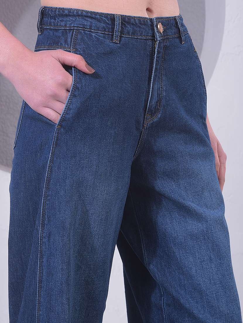 women solid mid rise mom fit jean - 21986063 -  Standard Image - 1