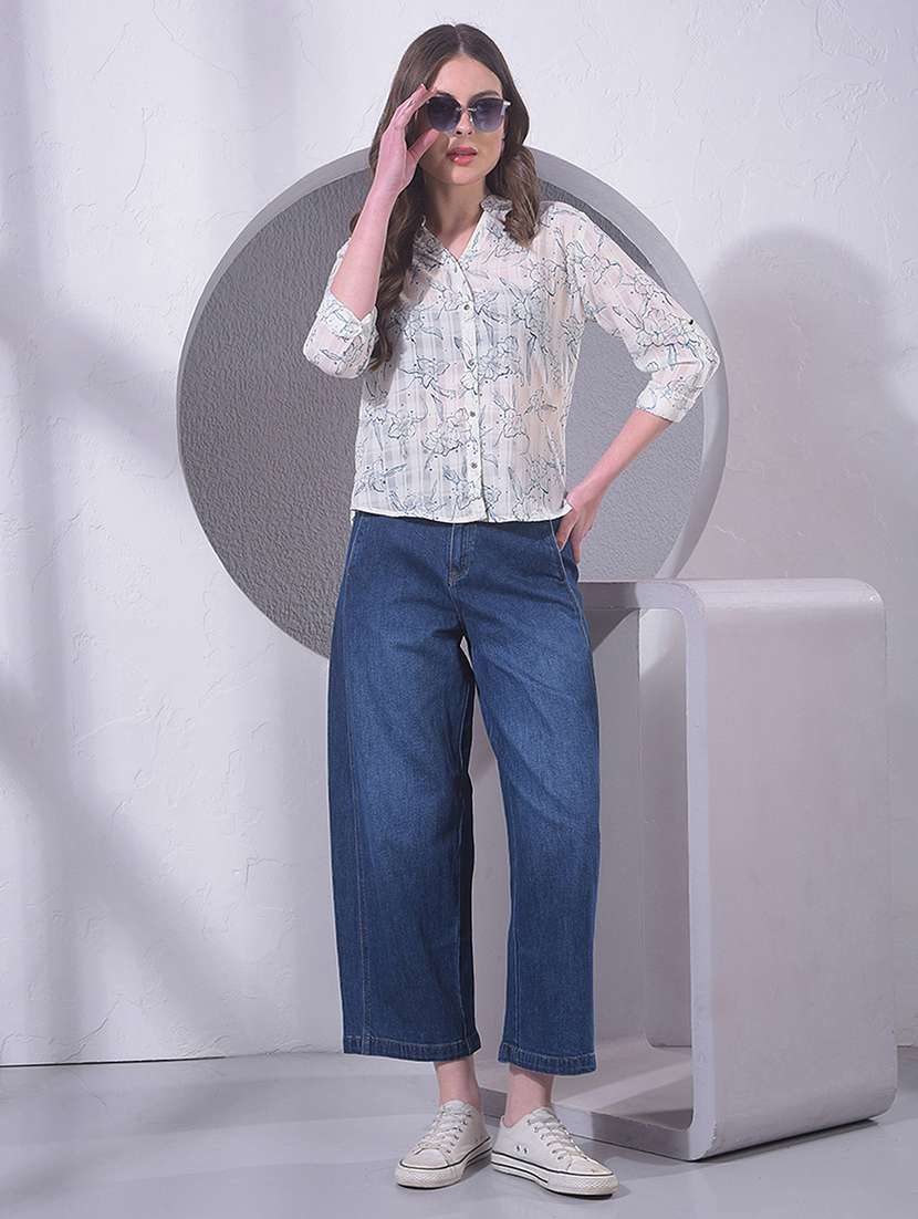 women solid mid rise mom fit jean - 21986063 -  Standard Image - 6