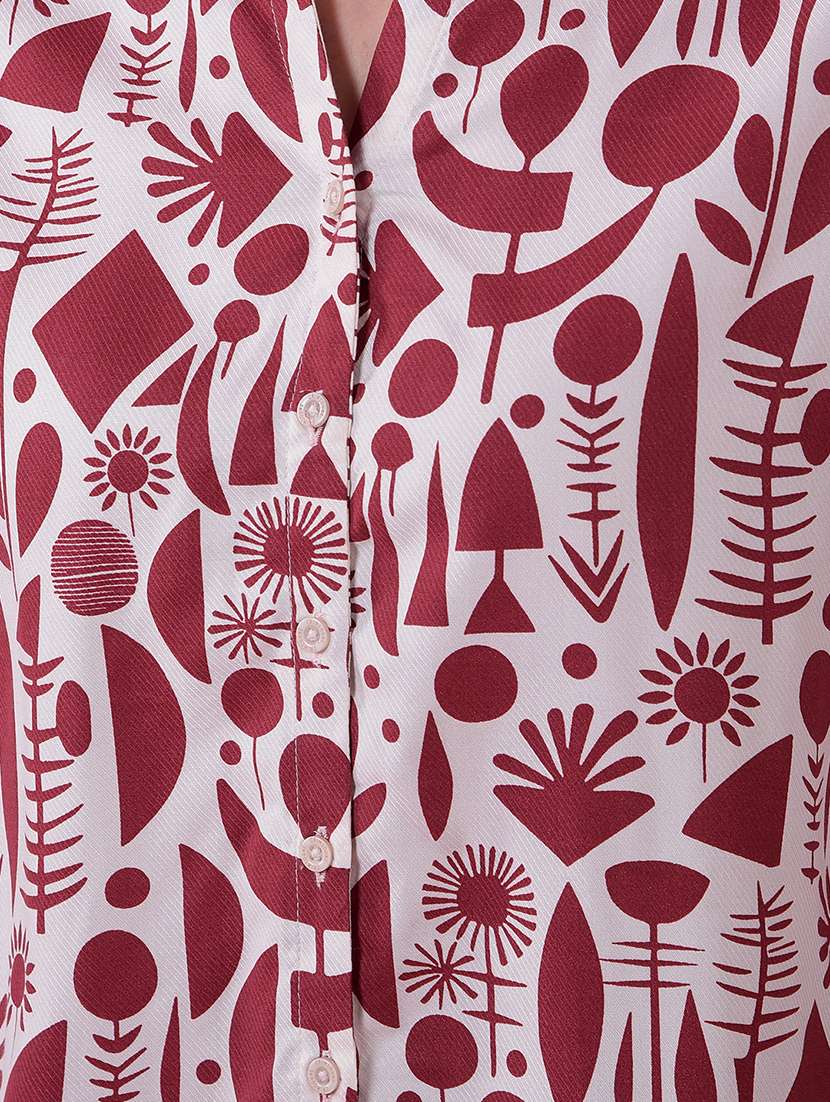 women printed long sleeve shirt  - 21986123 -  Standard Image - 6