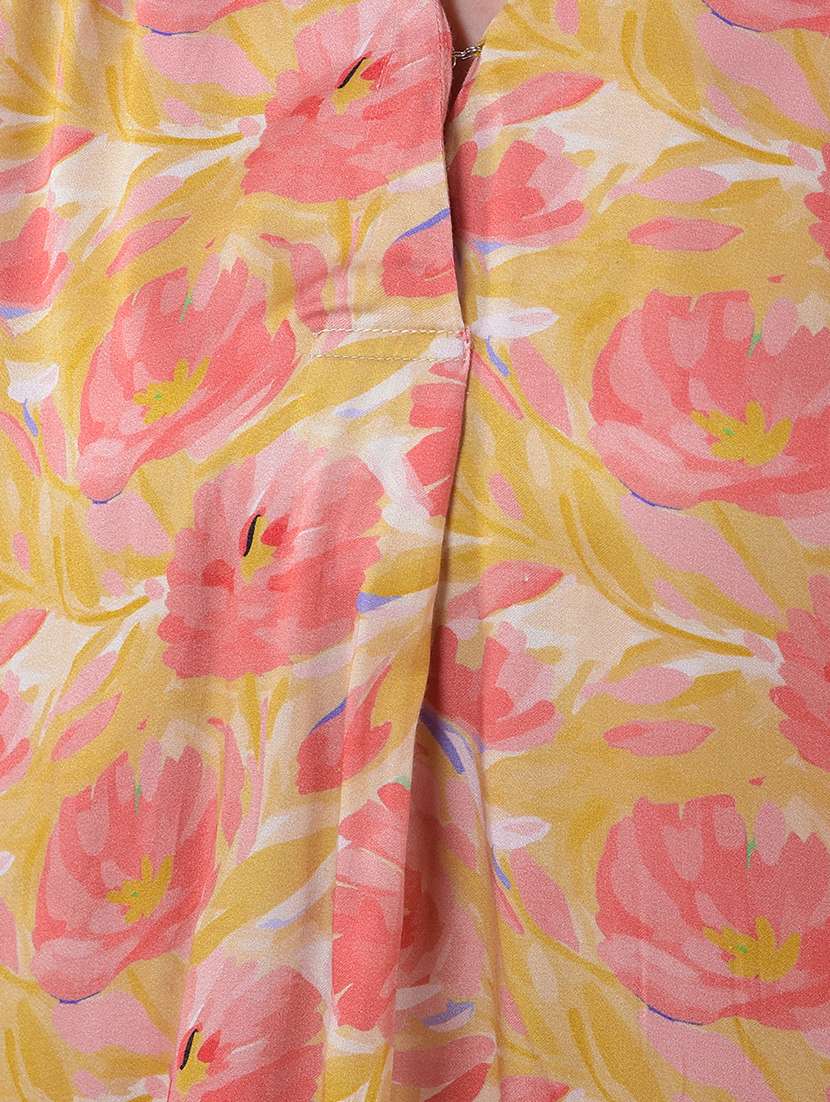 women floral print long sleeve regular top - 21986163 - Standard Image - 6