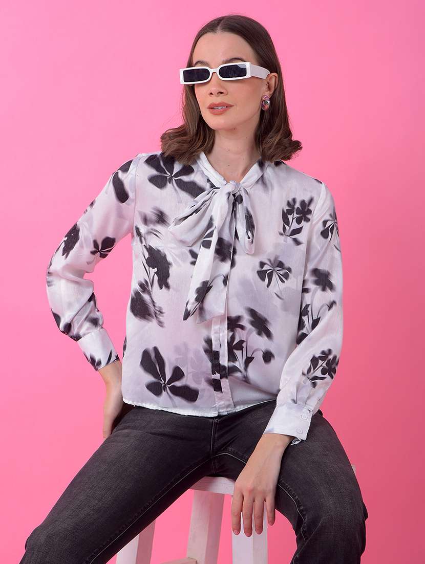 women printed long sleeve regular top - 21986167 -  Zoom Image - 0
