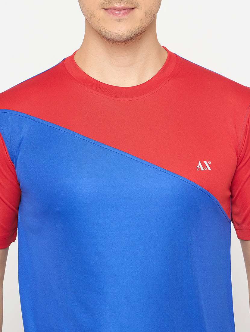 men color block short sleeve regular ft t-shirt - 21986278 - Standard Image - 4