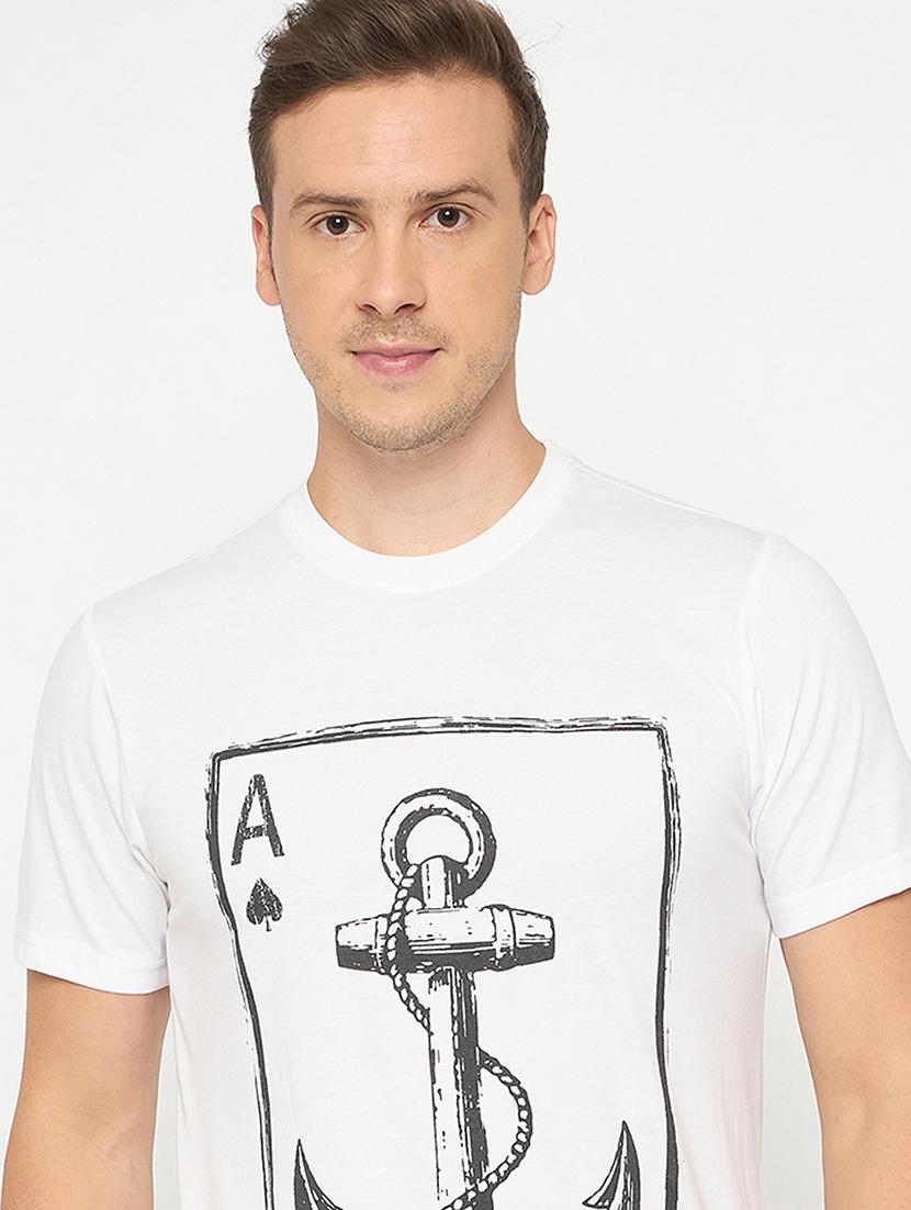 men printed short sleeve regular ft t-shirt - 21986282 - Standard Image - 1