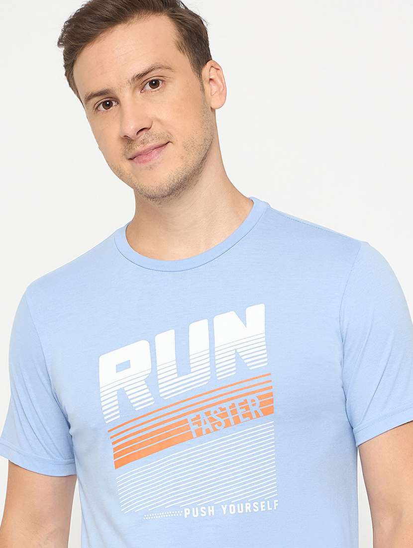 men printed short sleeve regular ft t-shirt - 21986283 -  Standard Image - 1