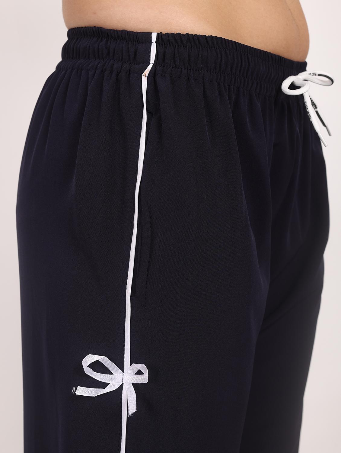 women solid mid rise straight trouser - 21986303 - Standard Image - 4