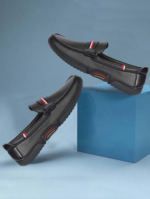 men black slip on loafer - 21986308 -  Standard Image - 0