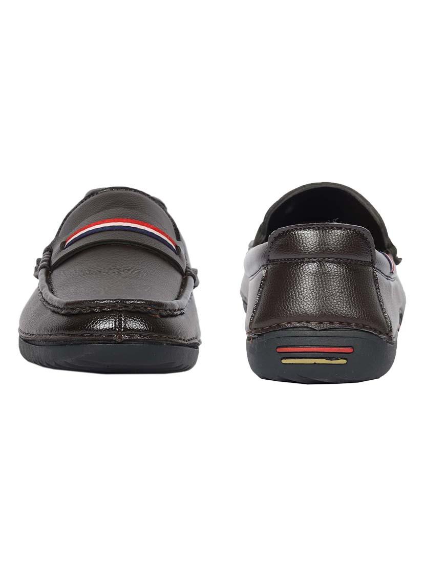 men brown slip on loafer - 21986309 - Standard Image - 4