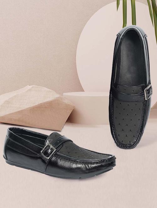 men black slip on loafer - 21986312 - Standard Image - 0
