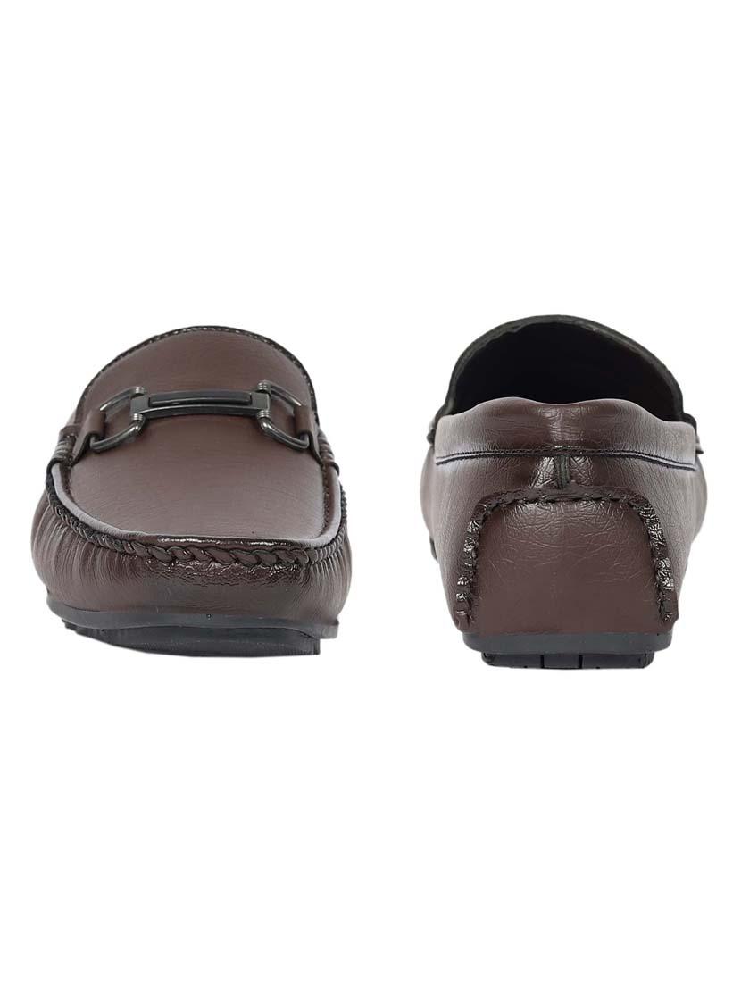 men brown slip on loafer - 21986316 - Standard Image - 4