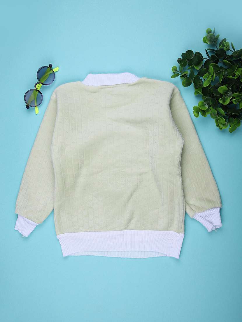 girls self designed long sleeve sweater - 21986348 -  Standard Image - 1