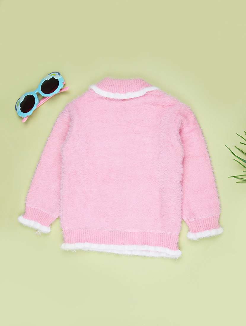 girls self designed long sleeve sweater - 21986381 -  Standard Image - 1