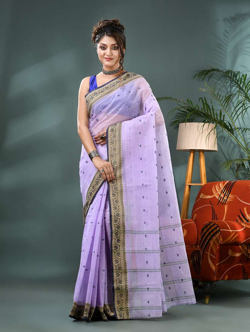 women self design tant saree - 21986579 -  Standard Image - 1