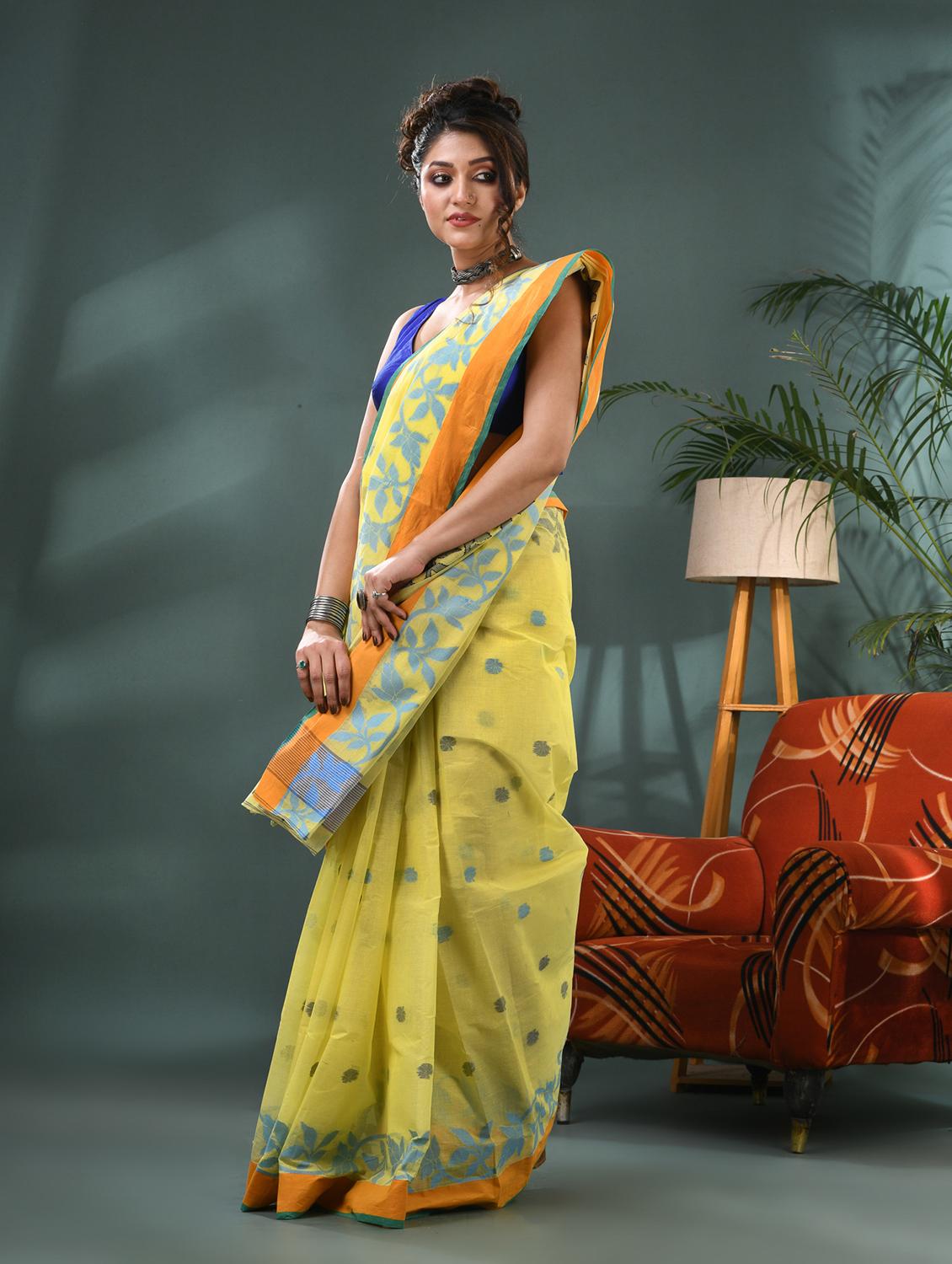 women self design handloom saree - 21986625 - Standard Image - 4
