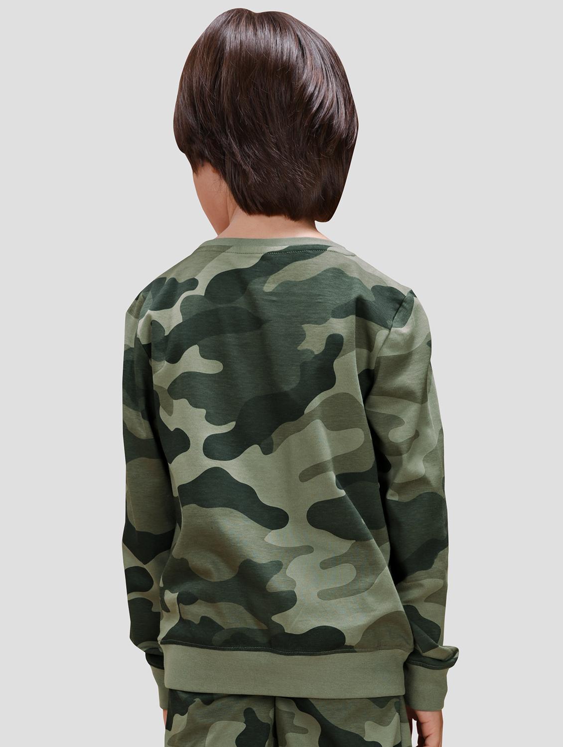 boys camouflage long sleeve t-shirt & jogger co ords set - 21986700 -  Standard Image - 1