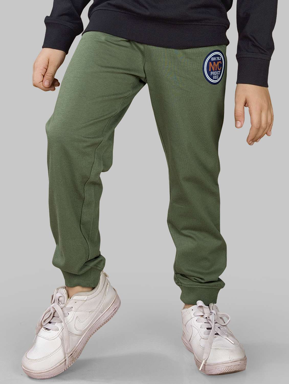 boys pack of 2 printed mid rise regular fit jogger - 21986702 -  Standard Image - 1