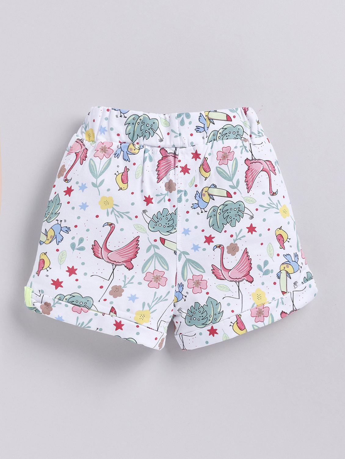 girls pack of 2 printed shorts - 21986843 - Standard Image - 4