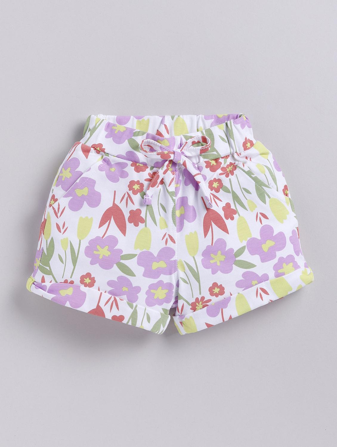 girls pack of 2 printed shorts - 21986847 - Standard Image - 4