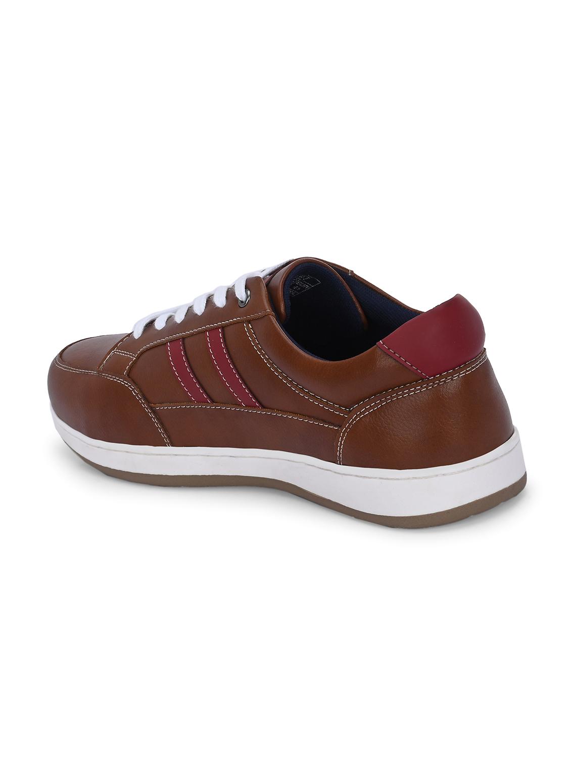 men brown lace up sneaker - 21986880 - Standard Image - 4